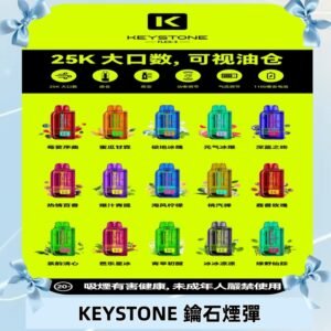 鑰石KEYSTONE FLEX-3 25000口專彈專機套裝|大容量續航